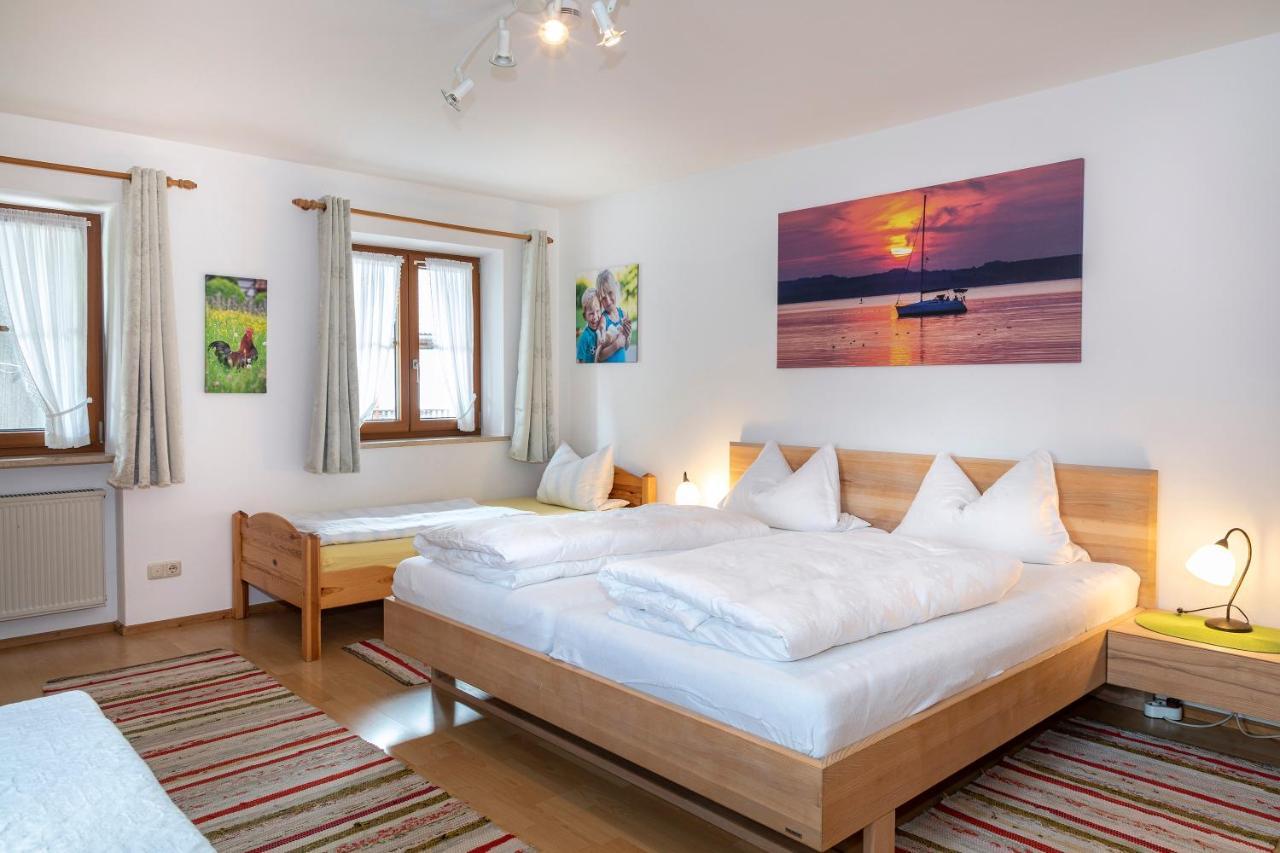 Zaisslhaeusl Hof Ferienwohnungen Übersee Eksteriør billede