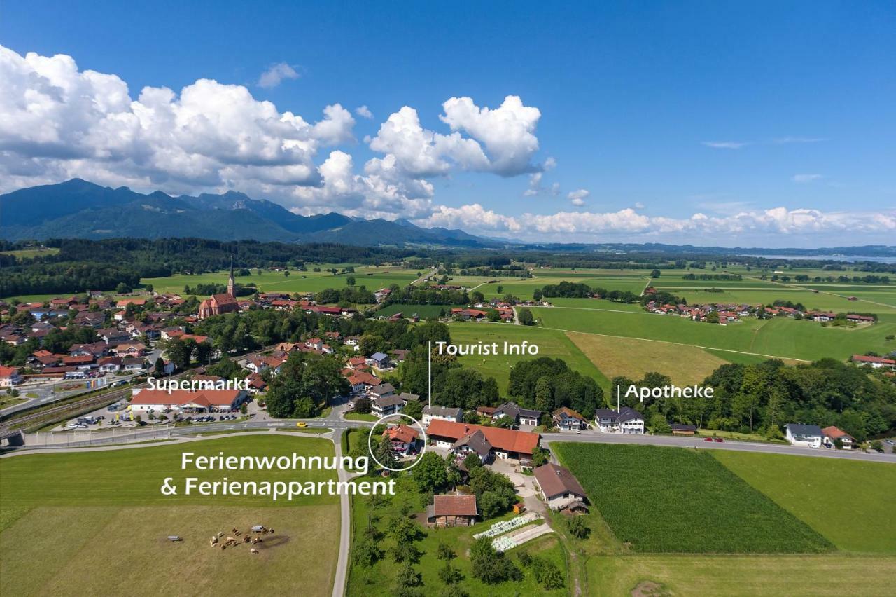Zaisslhaeusl Hof Ferienwohnungen Übersee Eksteriør billede